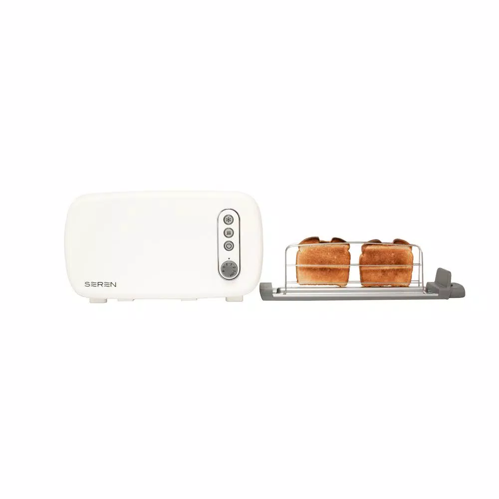 Toasters BergHOFF Seren 2-Slice Cream Long Slot Toaster 3 Toasters BergHOFF Seren 2-Slice Cream Long Slot Toaster - Image 3