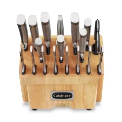 Tailgating Tableware Cuisinart Normandy Collection 19-Piece Cutlery Block Set -MegaChef Sales Shop cuisinart knife sets c77ss 19p 4f 1000