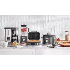 Blenders Calphalon 67 Oz. 10-Speed Dark Stianless Steel Auto Speed Blender -MegaChef Sales Shop dark stainless steel calphalon countertop blenders blclmb1 31 1000