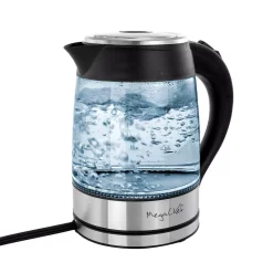 MegaChef Sales Shop 9 Tailgating Small Appliances MegaChef 1.8 L Glass And Stainless Steel Electric Tea Kettle