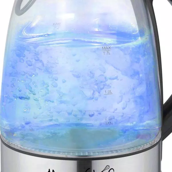 Electric Kettles MegaChef MegaChef 7 Cups 1.7 L Glass And Stainless Steel Electric Tea Kettle 2 Electric Kettles MegaChef MegaChef 7 Cups 1.7 L Glass And Stainless Steel Electric Tea Kettle - Image 2