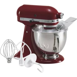 Mixers KitchenAid Artisan 5 Qt. 10-Speed Cinnamon Gloss Stand Mixer With Flat Beater, 6-Wire Whip And Dough Hook Attachments 10 Mixers KitchenAid Artisan 5 Qt. 10-Speed Cinnamon Gloss Stand Mixer With Flat Beater, 6-Wire Whip And Dough Hook Attachments -MegaChef Sales Shop gloss cinnamon kitchenaid stand mixers ksm150psgc 1f 1000 1