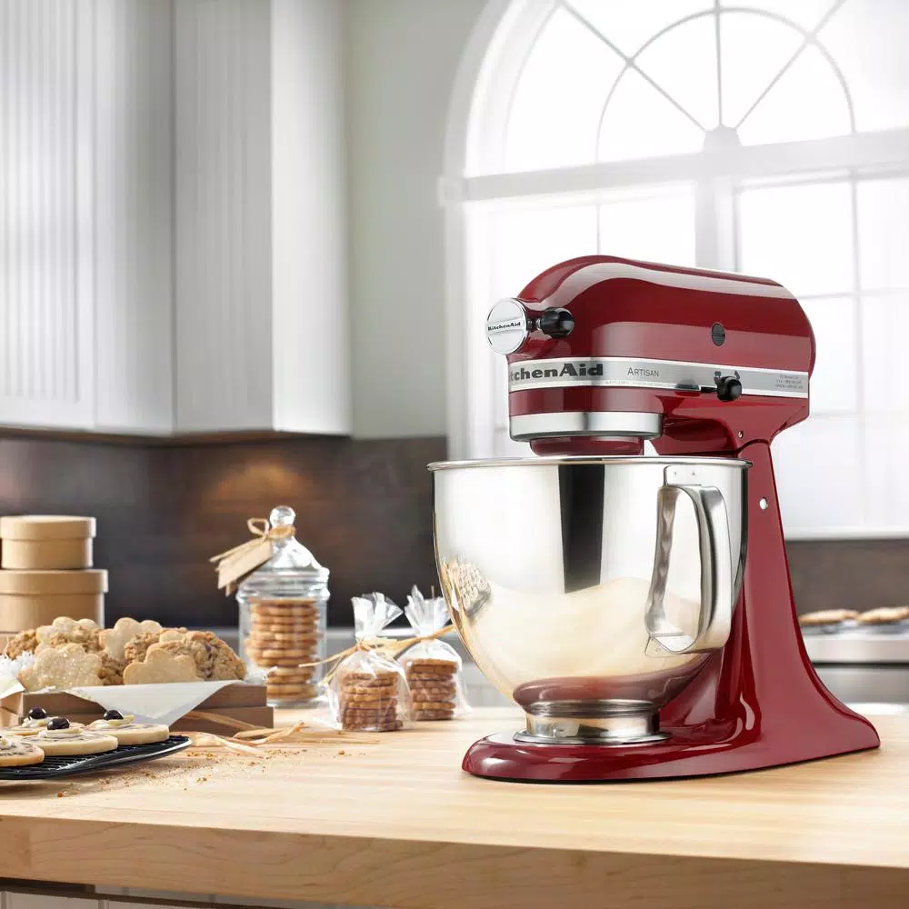 Mixers KitchenAid Artisan 5 Qt. 10-Speed Cinnamon Gloss Stand Mixer With Flat Beater, 6-Wire Whip And Dough Hook Attachments 6 Mixers KitchenAid Artisan 5 Qt. 10-Speed Cinnamon Gloss Stand Mixer With Flat Beater, 6-Wire Whip And Dough Hook Attachments - Image 6