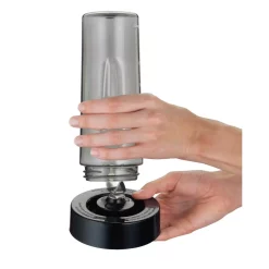 Blenders Hamilton Beach Wave Crusher 40 Oz. 4-Speed Gray Blender With Blend-in Travel Jar -MegaChef Sales Shop gray hamilton beach countertop blenders 58161 1f 1000