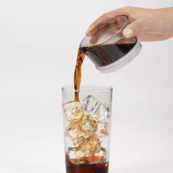 Coffee Makers OXO Good Grips 4-Cup Gray Cold Brew Drip Coffee Maker With Filter -MegaChef Sales Shop gray oxo drip coffee makers 1272880 76 1000