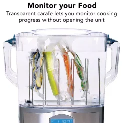 Cookers Tribest Sousvant 12 Qt. Sous Vide Stainless Steel Circulator Slow Cooker -MegaChef Sales Shop gray stainless steel tribest slow cookers sv 101 b 44 1000