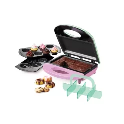 Dessert Makers Nostalgia 800 W Green/Pink 4-In-1 Bakery Bites Express