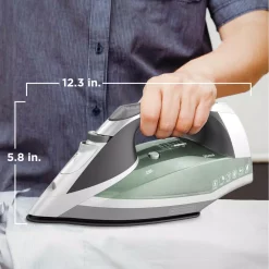 Irons BLACK+DECKER Vitessa Advanced Steam Iron With Retractable Cord -MegaChef Sales Shop green white black decker irons icr2020 76 1000