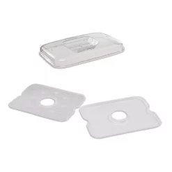 Food Processing Hamilton Beach 5-Tray Grey Food Dehydrator Stackable Drying Trays -MegaChef Sales Shop grey hamilton beach dehydrators 32100a 4f 1000