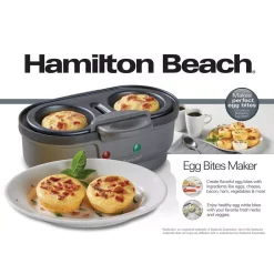 Egg Cookers Hamilton Beach 2-Egg Grey Egg Bites Maker -MegaChef Sales Shop grey hamilton beach egg cookers 25506 44 1000