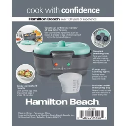Egg Cookers Hamilton Beach 2-Egg Grey Egg Bites Maker -MegaChef Sales Shop grey hamilton beach egg cookers 25506 fa 1000