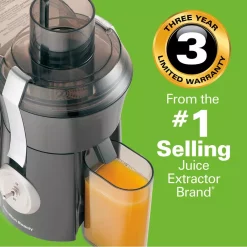 Juicers Hamilton Beach Big Mouth 825 W 20 Oz. Grey Juice Extractor -MegaChef Sales Shop grey hamilton beach juicers 67650 4f 1000
