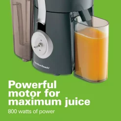 Juicers Hamilton Beach Big Mouth 825 W 20 Oz. Grey Juice Extractor -MegaChef Sales Shop grey hamilton beach juicers 67650 fa 1000