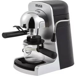 Coffee Makers IMUSA 4-Cup Grey Espresso And Cappuccino Machine With Milk Frothier -MegaChef Sales Shop grey imusa espresso machines gau 18215 c3 1000