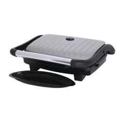 Electric Skillets & Indoor Grills Brentwood Appliances 1,000-Watt Metallic Panini Press -MegaChef Sales Shop metallic brentwood appliances panini presses ts 611 1f 1000