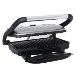 Electric Skillets & Indoor Grills Brentwood Appliances 1,000-Watt Metallic Panini Press -MegaChef Sales Shop metallic brentwood appliances panini presses ts 611 c3 1000