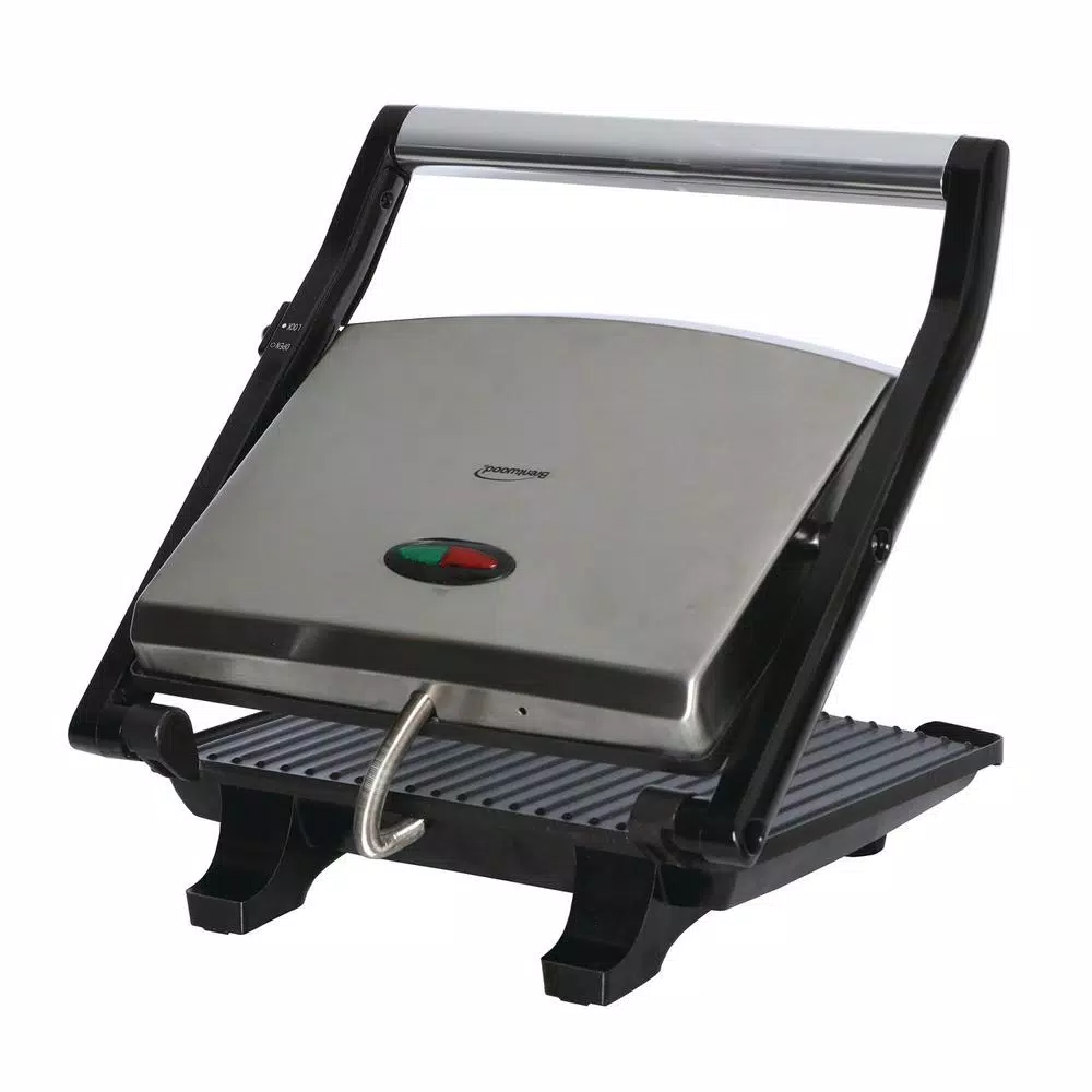 Electric Skillets & Indoor Grills Brentwood Appliances 1,000-Watt Metallic Panini Press 2 Electric Skillets & Indoor Grills Brentwood Appliances 1,000-Watt Metallic Panini Press - Image 2
