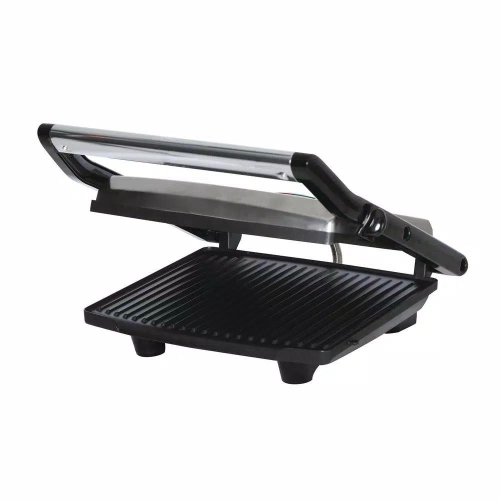Electric Skillets & Indoor Grills Brentwood Appliances 1,000-Watt Metallic Panini Press 3 Electric Skillets & Indoor Grills Brentwood Appliances 1,000-Watt Metallic Panini Press - Image 3