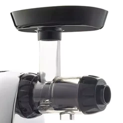 Juicers Omega Horizontal Slow Masticating Nutrition Center Chrome Juicer -MegaChef Sales Shop metallic omega juicers j8008c 1f 1000