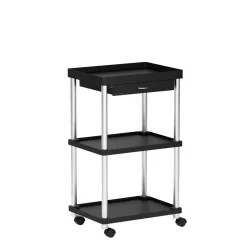 Coffee Makers Mind Reader 3-Tier 7-Compartment Rolling Black Coffee Cart 9 Coffee Makers Mind Reader 3-Tier 7-Compartment Rolling Black Coffee Cart -MegaChef Sales Shop mind reader coffee accessories cartcoff blk 4f 1000
