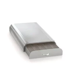 Coffee Makers Mind Reader Anchor 50-Capacity Silver Nespresso Coffee Capsule Drawer -MegaChef Sales Shop mind reader coffee accessories nest3pc gry 44 1000