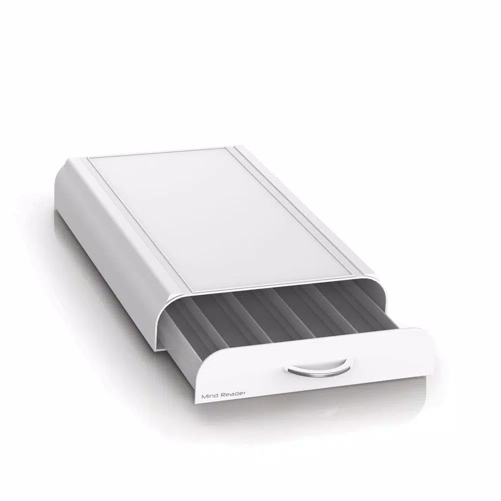 Coffee Makers Mind Reader Anchor 50-Capacity White Nespresso Coffee Capsule Drawer 3 Coffee Makers Mind Reader Anchor 50-Capacity White Nespresso Coffee Capsule Drawer - Image 3