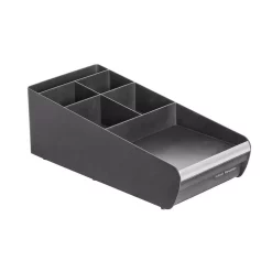 Coffee Makers Mind Reader Vesta Coffee 18-Capacity Condiment Organizer With K-Cup Storage Drawer -MegaChef Sales Shop mind reader coffee accessories org01 blk 44 1000