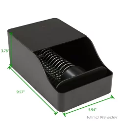 Coffee Makers Mind Reader Black Coffee Sleeve Storage Dispenser 13 Coffee Makers Mind Reader Black Coffee Sleeve Storage Dispenser -MegaChef Sales Shop mind reader coffee accessories sled blk 76 1000