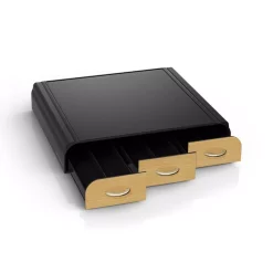 Coffee Makers Mind Reader Anchor 36-Capacity Black K-Cup Storage Drawer With Wood Veneer 12 Coffee Makers Mind Reader Anchor 36-Capacity Black K-Cup Storage Drawer With Wood Veneer -MegaChef Sales Shop mind reader coffee accessories tray6 brn fa 1000