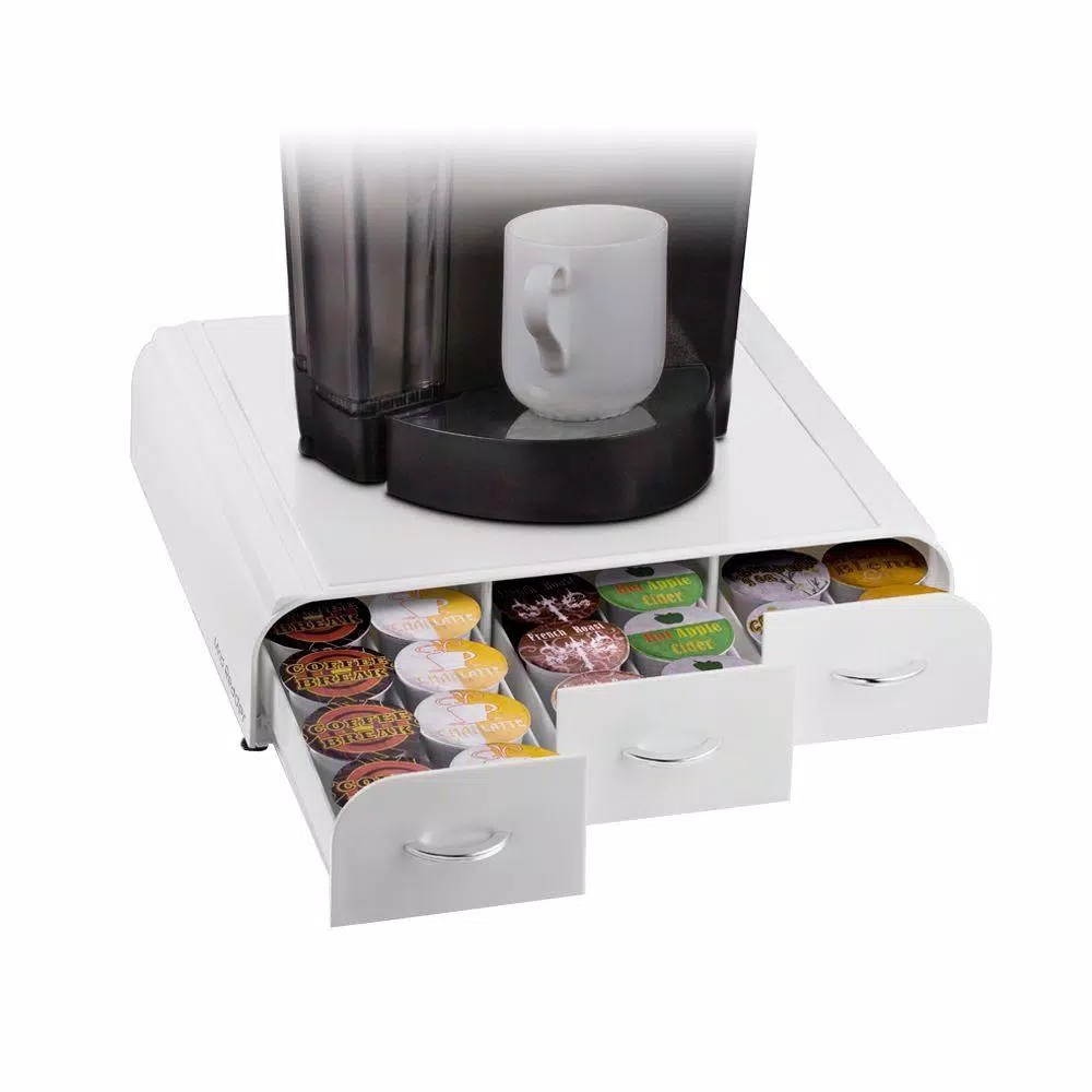 Coffee Makers Mind Reader Anchor 36-Capacity White K-Cup Storage Drawer 7 Coffee Makers Mind Reader Anchor 36-Capacity White K-Cup Storage Drawer - Image 7