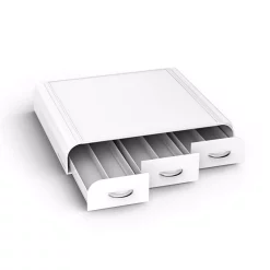 Coffee Makers Mind Reader Anchor 36-Capacity White K-Cup Storage Drawer 12 Coffee Makers Mind Reader Anchor 36-Capacity White K-Cup Storage Drawer -MegaChef Sales Shop mind reader coffee accessories try01 wht fa 1000