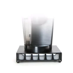 Coffee Makers Mind Reader Bam 36-Capacity Metal Mesh Coffee Pod Drawer In Black -MegaChef Sales Shop mind reader coffee accessories trymesh blk 4f 1000