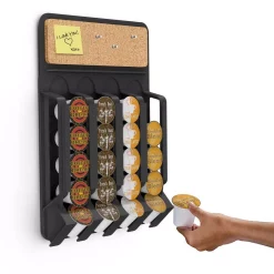 Coffee Makers Mind Reader Mounty 20-Capacity Wall Mounted Black K-Cup Dispenser 9 Coffee Makers Mind Reader Mounty 20-Capacity Wall Mounted Black K-Cup Dispenser -MegaChef Sales Shop mind reader coffee accessories wmnt blk 76 1000