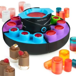 Dessert Makers Nostalgia 40 W Multi-Colored Edible Shot And Cup Maker -MegaChef Sales Shop multicolored nostalgia specialty dessert makers sm12 31 1000