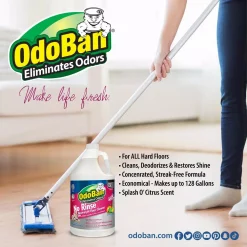 Floor Cleaning Products OdoBan 128 Oz. No-Rinse Neutral PH Floor Cleaner -MegaChef Sales Shop odoban floor tile cleaners 9361b61 g 1f 1000