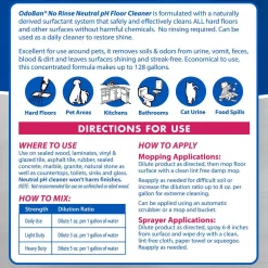 Floor Cleaning Products OdoBan 128 Oz. No-Rinse Neutral PH Floor Cleaner -MegaChef Sales Shop odoban floor tile cleaners 9361b61 g 44 1000