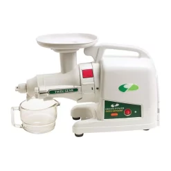 Juicers Tribest Greenstar Gold Twin Gear 24 Fl. Oz. White Cold Press Juicer
