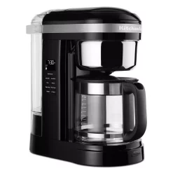 Coffee Makers KitchenAid 12-Cup Onyx Black Drip Coffee Maker With Spiral Showerhead