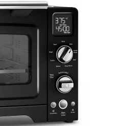 Toasters KitchenAid 2000 W 4-Slice Onyx Black Convection Toaster Oven With Non-Stick Pan, Broiling Rack And Cooling Rack -MegaChef Sales Shop onyx black kitchenaid toaster ovens kco275ob 1f 1000