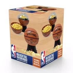 Popcorn Machines Uncanny Brands Kernel Capacity 3 Oz. Orange And Black NBA/Spalding Hot-Air Popcorn Maker -MegaChef Sales Shop orange black uncanny brands popcorn machines pop nba spa fa 1000