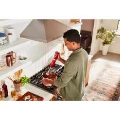 Blenders KitchenAid Cordless Variable Speed Passion Red Hand Blender With Chopper And Whisk Attachment -MegaChef Sales Shop passion red kitchenaid immersion blenders khbbv83pa 44 1000