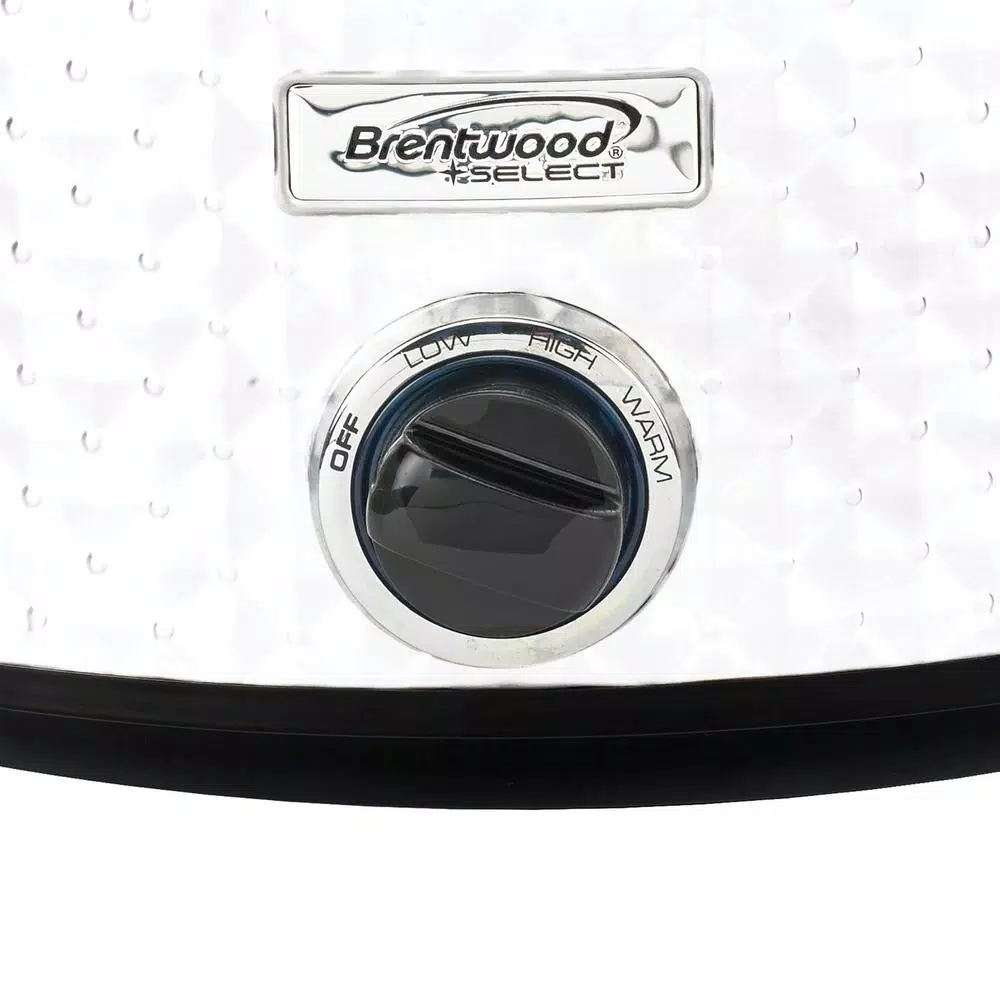 Cookers Brentwood Appliances Diamond 7 Qt. Pearl Slow Cooker With Tempered Glass Lid 7 Cookers Brentwood Appliances Diamond 7 Qt. Pearl Slow Cooker With Tempered Glass Lid - Image 7
