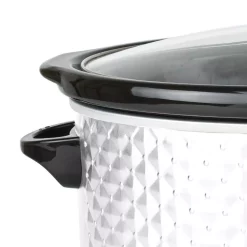 Cookers Brentwood Appliances Diamond 7 Qt. Pearl Slow Cooker With Tempered Glass Lid 8 Cookers Brentwood Appliances Diamond 7 Qt. Pearl Slow Cooker With Tempered Glass Lid -MegaChef Sales Shop pearl brentwood appliances slow cookers sc 157w c3 1000