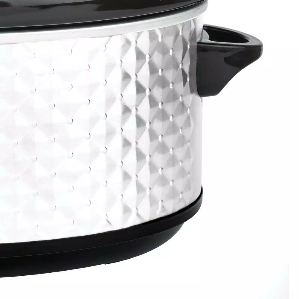 Cookers Brentwood Appliances Diamond 7 Qt. Pearl Slow Cooker With Tempered Glass Lid 6 Cookers Brentwood Appliances Diamond 7 Qt. Pearl Slow Cooker With Tempered Glass Lid - Image 6
