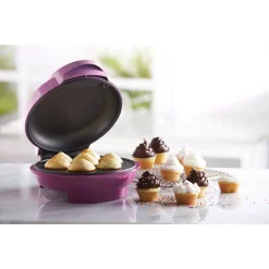 Electric Skillets & Indoor Grills Brentwood Appliances Purple Mini Cupcake Maker -MegaChef Sales Shop pink brentwood appliances indoor grills ts 252 31 1000