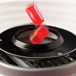 Dessert Makers Nostalgia Hard & Sugar-Free Pink Cotton Candy Maker With 2 Cotton Candy Cones -MegaChef Sales Shop pink nostalgia cotton candy machines pcm205pk 76 1000