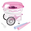 Dessert Makers Nostalgia Vintage Pink Cotton Candy Maker With 2 Cotton Candy Cones