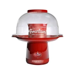Popcorn Machines Presto Hot Air 4 Oz. Red Fountain Popcorn Popper