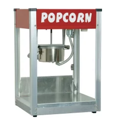 Popcorn Machines Paragon Thrifty Pop 4 Oz. Red Stainless Steel Countertop Popcorn Machine