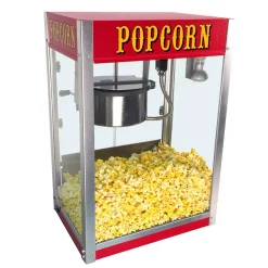 Popcorn Machines Paragon Theater Pop 8 Oz. Red Stainless Steel Countertop Popcorn Machine -MegaChef Sales Shop red and stainless steel paragon popcorn machines 1108110 c3 1000